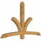 Ekena Millwork Davenport Rough Sawn Timber Gable Bracket, Western Red Cedar, 72"W x 45"H x 4"D x 4"F, 15/12 Pitch GBW072X45X0404DAV00RWR - alternate 5